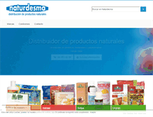 Tablet Screenshot of naturdesma.com